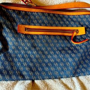 Stylish Blue and Orange Designer Women's Bag